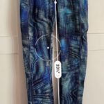 Lululemon  wunder train leggings 25” crop size 4 in blue multi color Photo 5