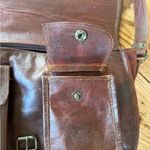 Women Vintage Leather Saddle ,Messenger Brown Leather Messenger Cross Body Bag Photo 8