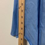 Abercrombie & Fitch  Emerson Poplin Mini Dress Size XS P Puff Sleeve Powder Blue Photo 9