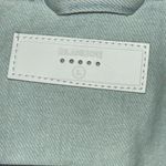 BLANK NYC  Sign your name light wash ruffle trim denim jacket Photo 3