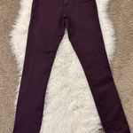 EXPRESS Dark plum purple Low rise jeggings Photo 1