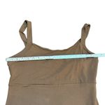Good American  90s Tank Dress Sz 4 Rust Midi Lined Curve-hugging Photo 4