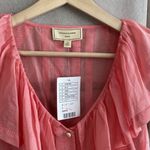 Moulinette Soeurs Anthropologie ruffle sleeveless silk blouse Photo 1