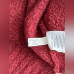 J.Crew  Women’s Wool Blend Crewneck Sweater Red Christmas Holidays - Medium Photo 6