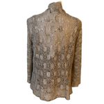 Alex Evenings  Sparkly Lace Champagne 3/4 Sleeve Twin Set Size Large NWT Photo 8