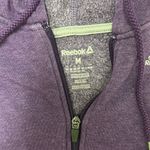 Reebok Zip Up Sweatshirt Size Medium in Purple Photo 2