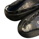 Salvatore Ferragamo Ferragamo Black Velvet Cap Toe, Bow, & Trim Classic Closet Staple 1/2 8.5M Shoes Photo 4