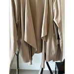 Stitch Fix NWT 2X Waterfall Suede Jacket Tan GORGEOUS! Flattering-  Rielle Photo 3