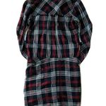 Veronica Beard NWT Emory in Navy Red Plaid Ruched Cargo Short Dress 2 $450 Photo 4