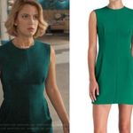 Maje  Rodezio crepe structured sheath dress Photo 2