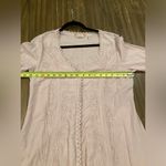 Soft Surroundings  Genevieve cotton crochet cottagecore Longsleeve Pink dress xs Photo 10