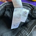 Levi's 721 10" High-Rise Skinny Jeans Dark Gray Wash Grey Raw Hem Jeans Size 29 Photo 7