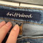 Driftwood  Blue Distressed Women's Skinny Straight Leg Jeans Size 26 Photo 2