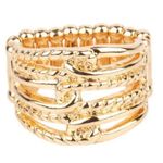 Paparazzi Crossing Signals Gold Ring (19) Photo 1