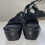 Skechers Parallel Ghillie Up Black Lace-up Wedge Sandals Photo 7
