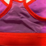 Nike Women Dri FIT Purple Red Sports Jog Bra Racerback Adjustable Straps Sz M Photo 7
