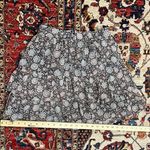 Boden Floral Tiered Skirt Black Pink Boho Print Lined Size 4 UK 8 Photo 0