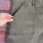 Boden Bude Olive Green Stretch Cotton Patch Pocket Shorts Photo 8