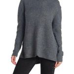 Sweet Romeo NWT Abstract Rib Turtleneck Tunic Sweater Gray Size Small S Photo 0
