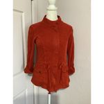Anthropologie Saturday Sunday  Burnt Orange Full Zip 100% Cotton Jacket XS Photo 1