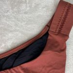 Pily Q Women's Bikini Bottom Stitched Waist Tab Size Small Henna Photo 8