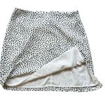Pink Lily White and Black Dotted Mini Skirt Sz Small Photo 2