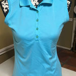 Nike Women's Dri-FIT Victory Sleeveless Golf Polo in glacier blue Photo 0