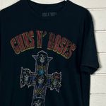 guns n' roses  Black Band Tee size L Photo 7