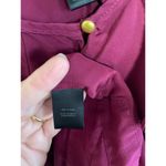 Marc by Marc Jacobs Womens Silk Blouse Sleeveless Ruffle plum brandy Size L Photo 5