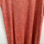 Topshop Red Orange Ribbed Tie Dye Tank Dress US 8 Photo 1
