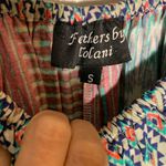 Tolani Feathers by , off the shoulder, hi-low, sleeveless, midi dress, size small Photo 5