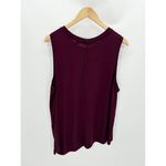Athleta  Cloudlight Asym Burgundy Side Tie Tank Top Women's Size X-Large XL Photo 1