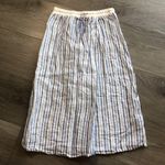 Sita Murt Knit Feelings Blue Stripe Knee Length Skirt Size 36 (2) (XS) Photo 3