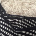 Brandy Melville Brand Melville Navy Blue and white Striped Tank Cami Top Photo 2
