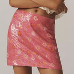 Farm Rio Sequin Mini Skirt Photo 0