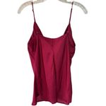 Vintage Y2K Taroo Burgundy Camisole Top Spaghetti Strap Silky Tank Size Large Red Photo 2