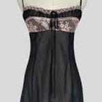 Victoria's Secret Vintage Y2K  2002 Milkmaid Babydoll 100% Silk Chemise Nightie L Photo 0