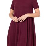 Zenana Outfitters Jersey Flared Swing Tank Dress LARGE Photo 0