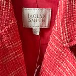 Jaclyn Smith  Stretch knit tweed coral jacket Size XS Photo 1