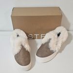 JustFab  Eloise Faux Fur Slip-On Sneaker / Portabella / Women's Size 6.5- 150285 Photo 6