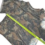 None Oversized Camouflage Star Print Lightweight Top Photo 3