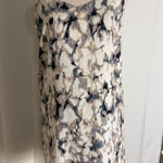 Olive & Oak  Abstract Print Slip Dress Small Criss Cross Back Photo 0