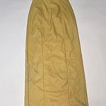 Camila Coelho Bruna Faux Leather Maxi Dress in Citrine Photo 2