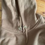 Carhartt  Loose Fit Hoodie logo graphic sleeve tan brown xs Photo 2