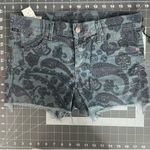 Citizens of Humanity NWT  Manic Cheeky Short Paisley Frayed Size 27 Photo 11