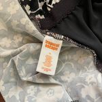 Tropical Escape Black And White Floral Ruched One Piece Swimsuit Photo 5