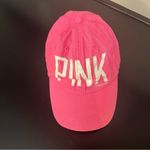 PINK - Victoria's Secret PINK Victoria’s Secret graphic signature trucker hat, adjustable,bubble gum pink Photo 1