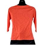 NWOT Belle by Kim Gravel Women’s Coral Orange 3/4 Sleeve Top – Size Small Photo 7