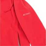 Columbia Fleece Hooded Full Zip Jacket Women M Red Outdoor Everyday Travel Work Photo 7