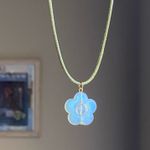 Handmade simple flower fairy cottage boho cute necklace🌼 Photo 1
